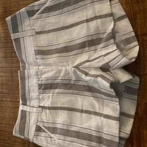 Express striped shorts